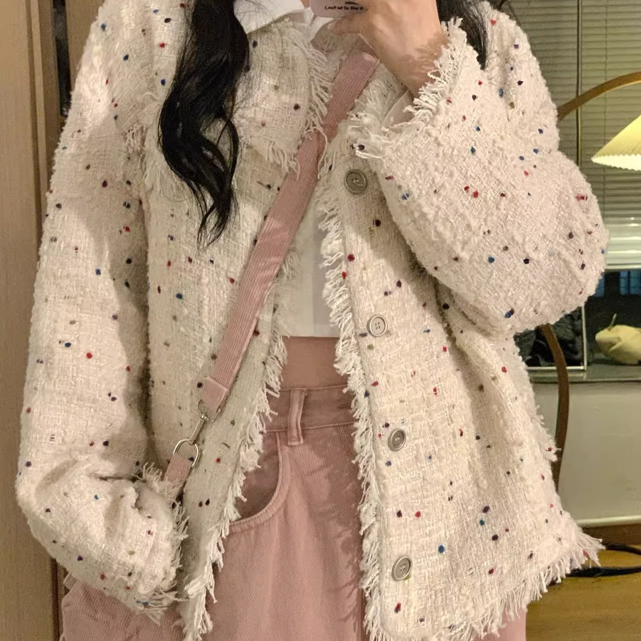 Free shipping designer coat for women Fashionable casual suit jacket loose and slimming commuting suit