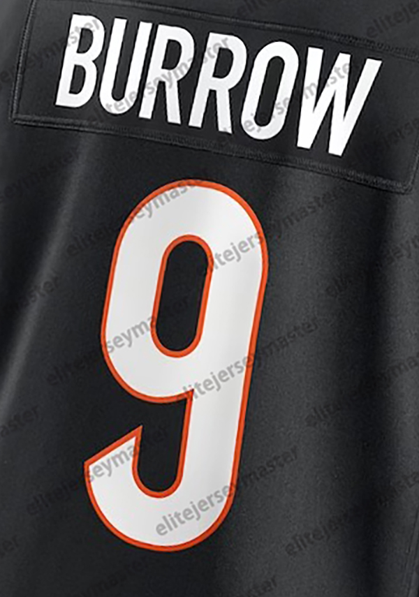 9 Joe Burrow 1 Ja'Marr Chase 5 Tee Higgins 30 Chase Brown Andrei losivas Sam Hubbard Personalized Customized Football Jerseys Custom Any Number Name 444