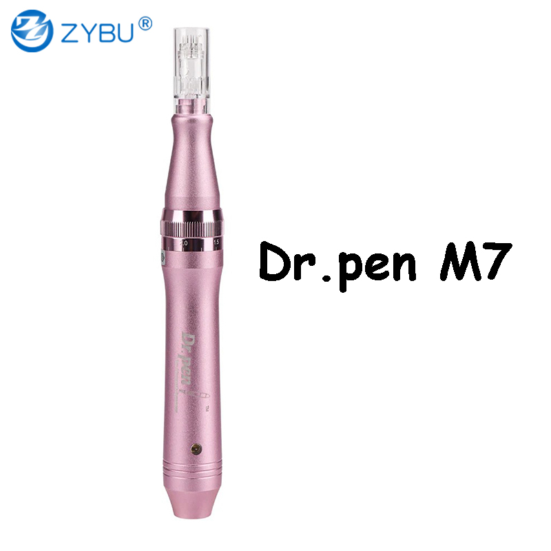 Dr. Pen Ultima M7 Wired/Wireless for Facial Electrical Mesotherapy Dermapen Skin MTS Treatment - Includes 2 Needle Attachments 12Pins