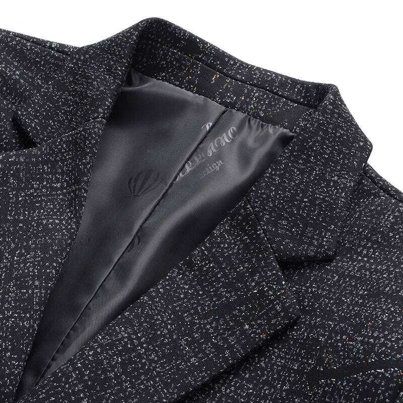 Blazer's New Outdoor Men's Fashion, Sporty and Slimming British Style Business Gentleman's Versatile Wedding Striped Blazer