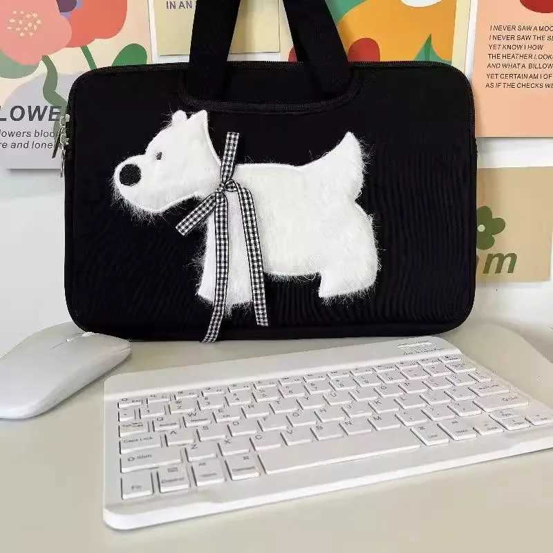 Carto Cute Plush Dog Laptop Bag 11 13.3 14 15 15.6 Inch For Book Air Pro Samsung Dell Huei HP 16 Inch Notebook Pouch y250730