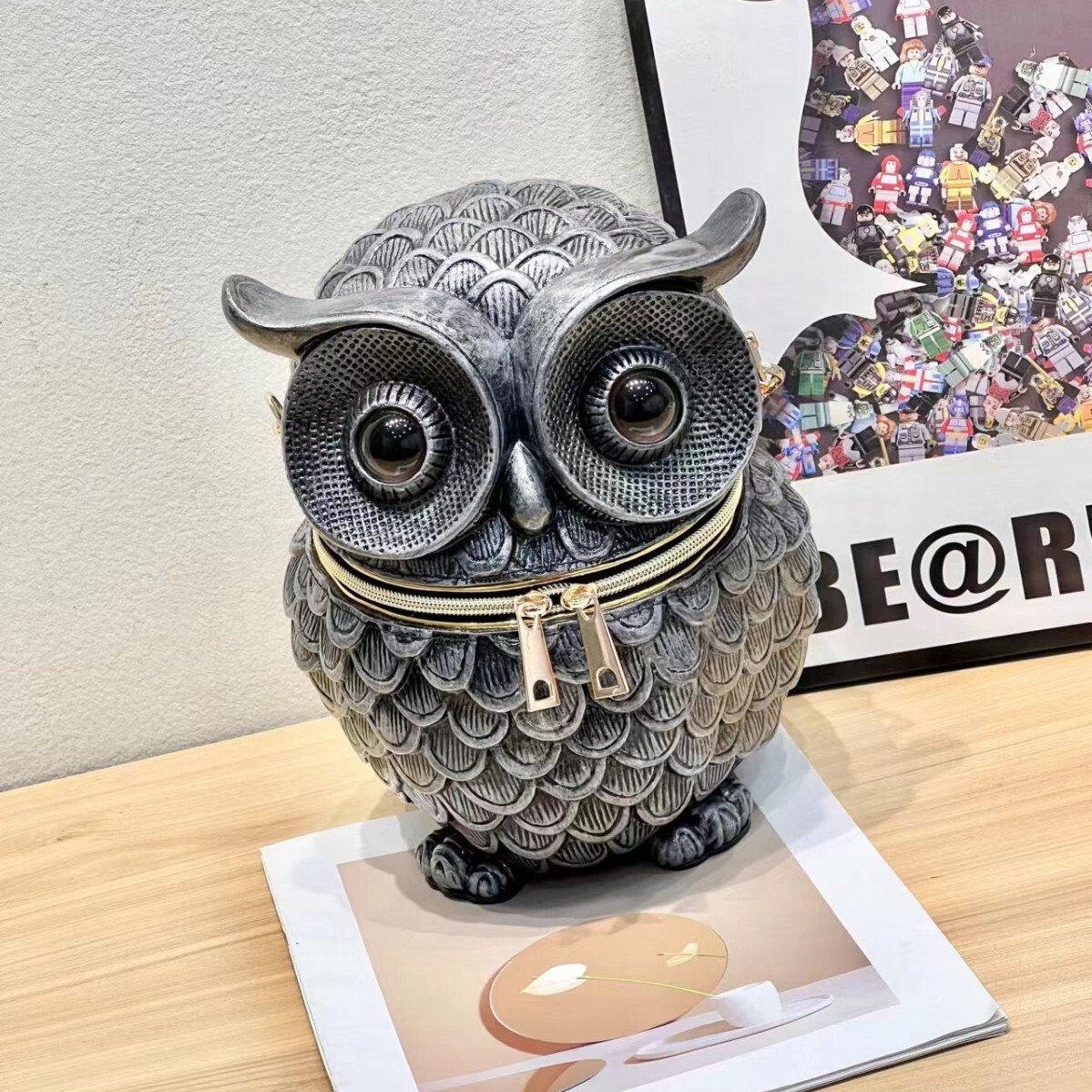 2025 New Product Men and Women Personality Cute Funny Owl Shoulder Crossbody Bag Halloween ddmymoon