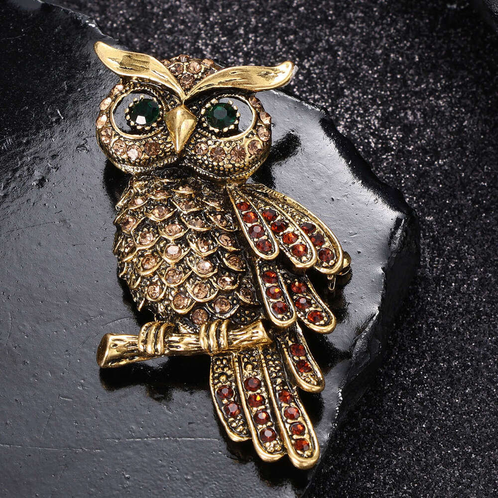 Hot Selling Dia-Studded Multi-Color High-End Creative Animal Personality Design Sense Clothing Accessories Brooch
