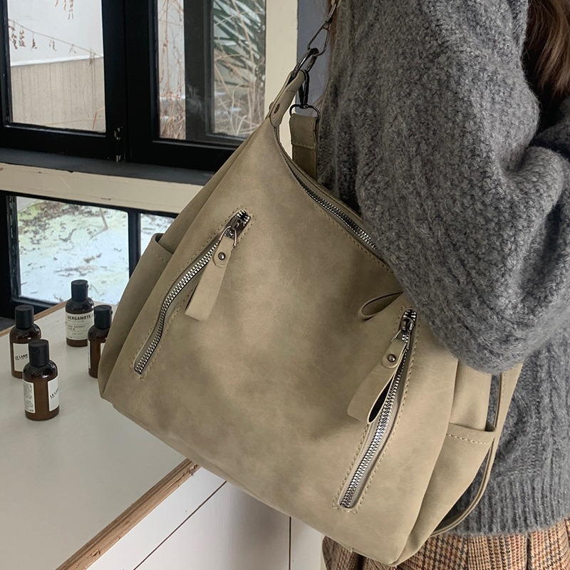 Designer Bag Maillard Retro Large Capacity Bag For Women Luxury Bag 2023 New Trendy Fashion Tote Bag Niche Texture Handbag Commuter Bag Tote Bag