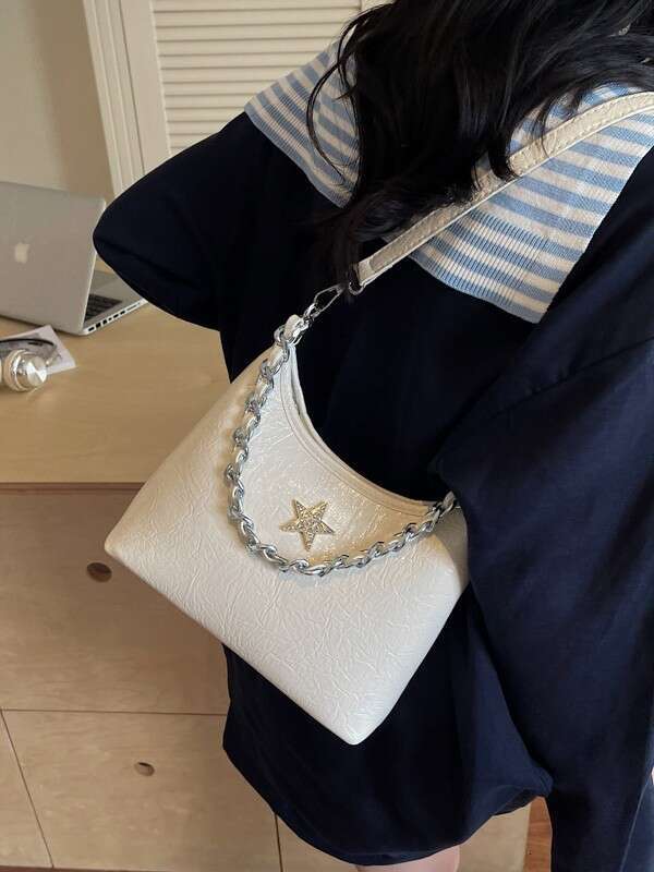 Elegant Bowknot Underarm 2025 New Chain Women's Niche Design Single Shoulder Crossbody Bag