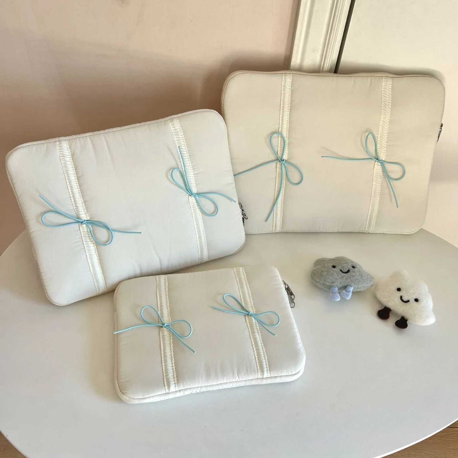 Cute Bow Laptop Sleeve for Book Air 13.3 13.6 Pro 14 15 Dell Samsung Huawei 15.6 16 iPad 9.7-11 Inch Notebook Tablet Pouch y250730