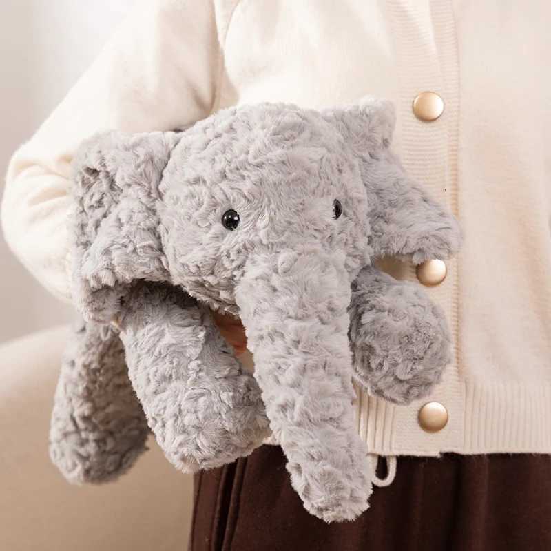 Cartoon Fluffy Elephant Stuffed Animals Plush Toy Kawaii Soft Hugging Plushies Pillows for Baby Kids Girls Birthday Gift Xmas X250730