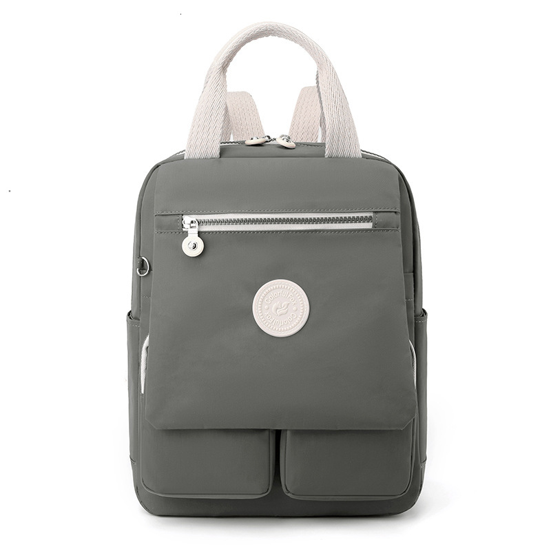 Colorful Fox New Women's Color-Block Backpack Korean Fashion Trend Large Capacity Water-Resistant Bag ddmymoon