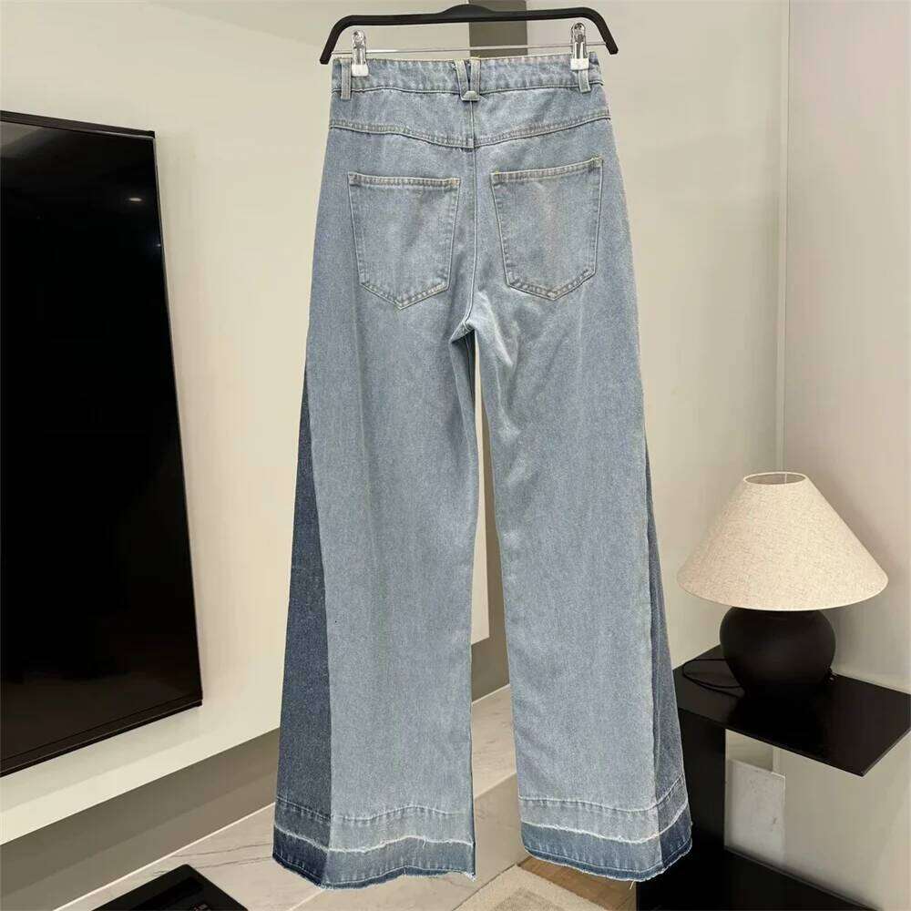 UNIZERA Women's Casual With Pockets High Waist Wide Legs Versatile Temperament Summer New Pants MDNG