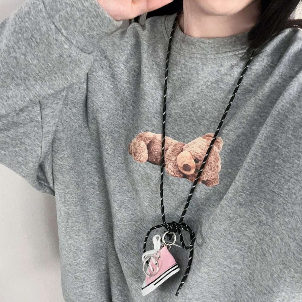 Miu Series INS Style Fashion Trend Personality Shoe Pendant Necklace Cool Fashionable Niche Design Sweatshirt Chain 8e2