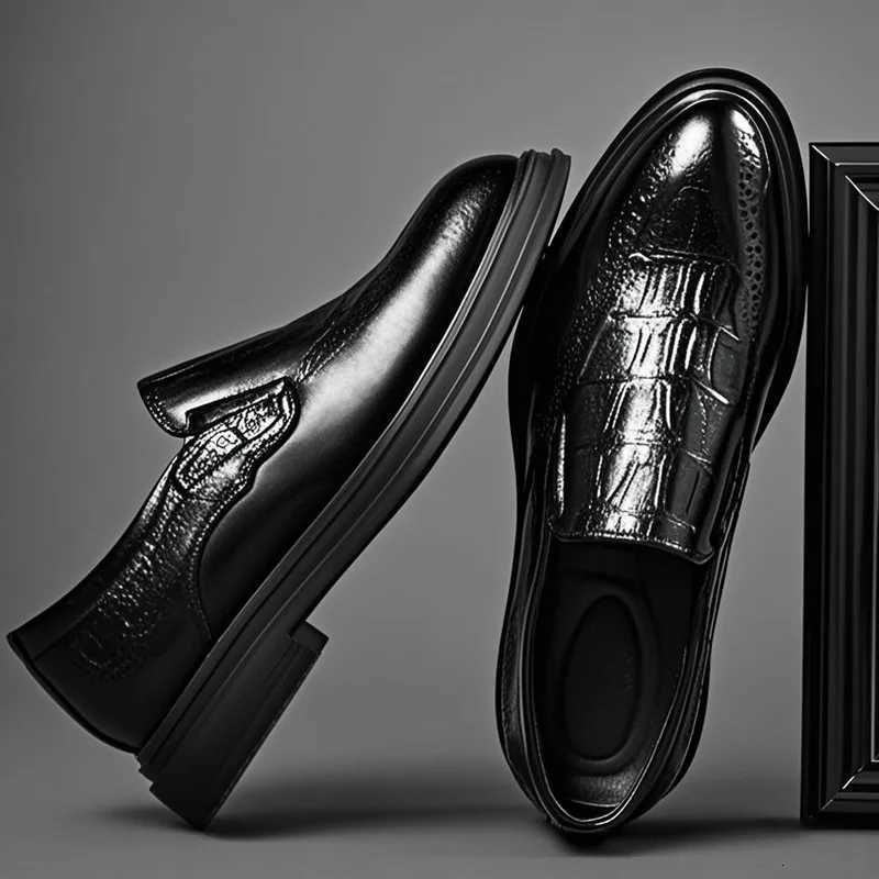 Mens Casual Business Formal Leather Oxfords Shoes M Wedding Party Off Gentleman Shoes Y250731
