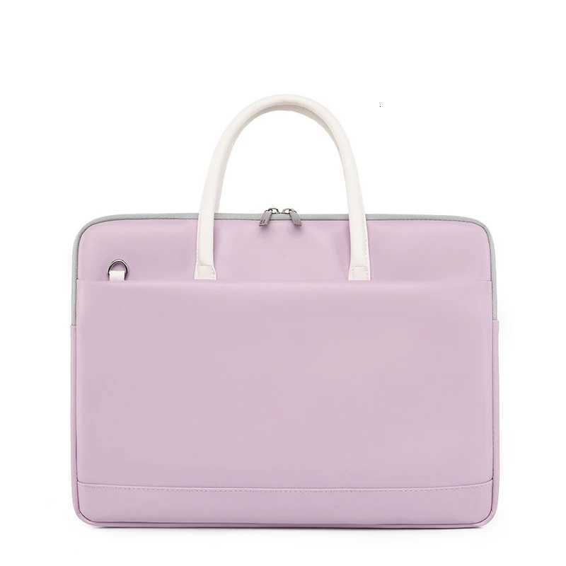 16 Inch Laptop Sleeve Bag Notebook Case PU Pouch for MacBook Air Pro 13.3 14 15.6 Inch Dell Shoulder Handbag Briefcases y250730