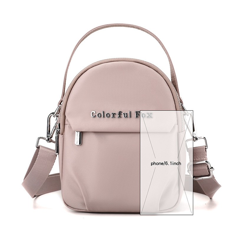 Colorful Fox Women's Korean Fashion Trend Multi-layer Shoulder Simple Phone Key Crossbody Bag ddmymoon