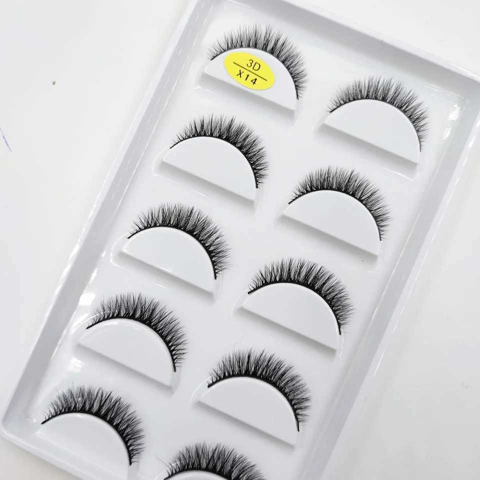 38 Style 5 Pairs Natural Eyelashes 3D Mink False Eyelashes Makeup Fake Eye Lashes Faux Cils Make Up Beauty Tools Wholesale Z250730