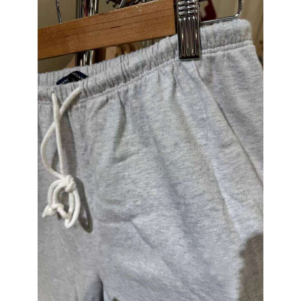 Solid Drawstring Straight Sweatpants Women Autumn High Waist Soft Cotton Trousers Casual Vintage Streetwear Sport Long Pant Y2k MDNG