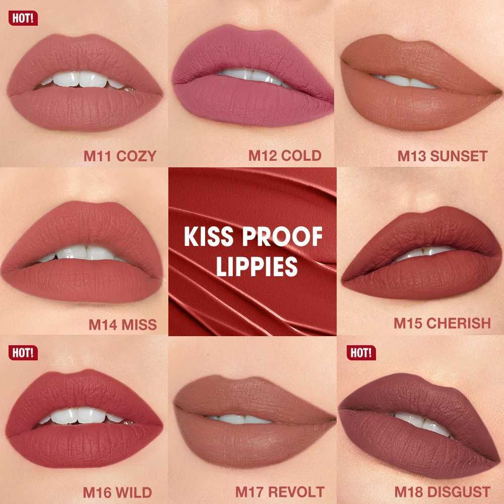 0.Tv.O Matte Lipstick Lip Tint 8 Colors Waterproof Long Lasting Non-Stick Cup Sexy Highly Pigmented Velvet Lip Sticks Lip Stain G250729