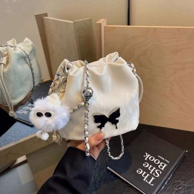 Summer Small for Women 2024 New Design Sense Niche Designer Chain Crossbody Fashion Bucket Bag