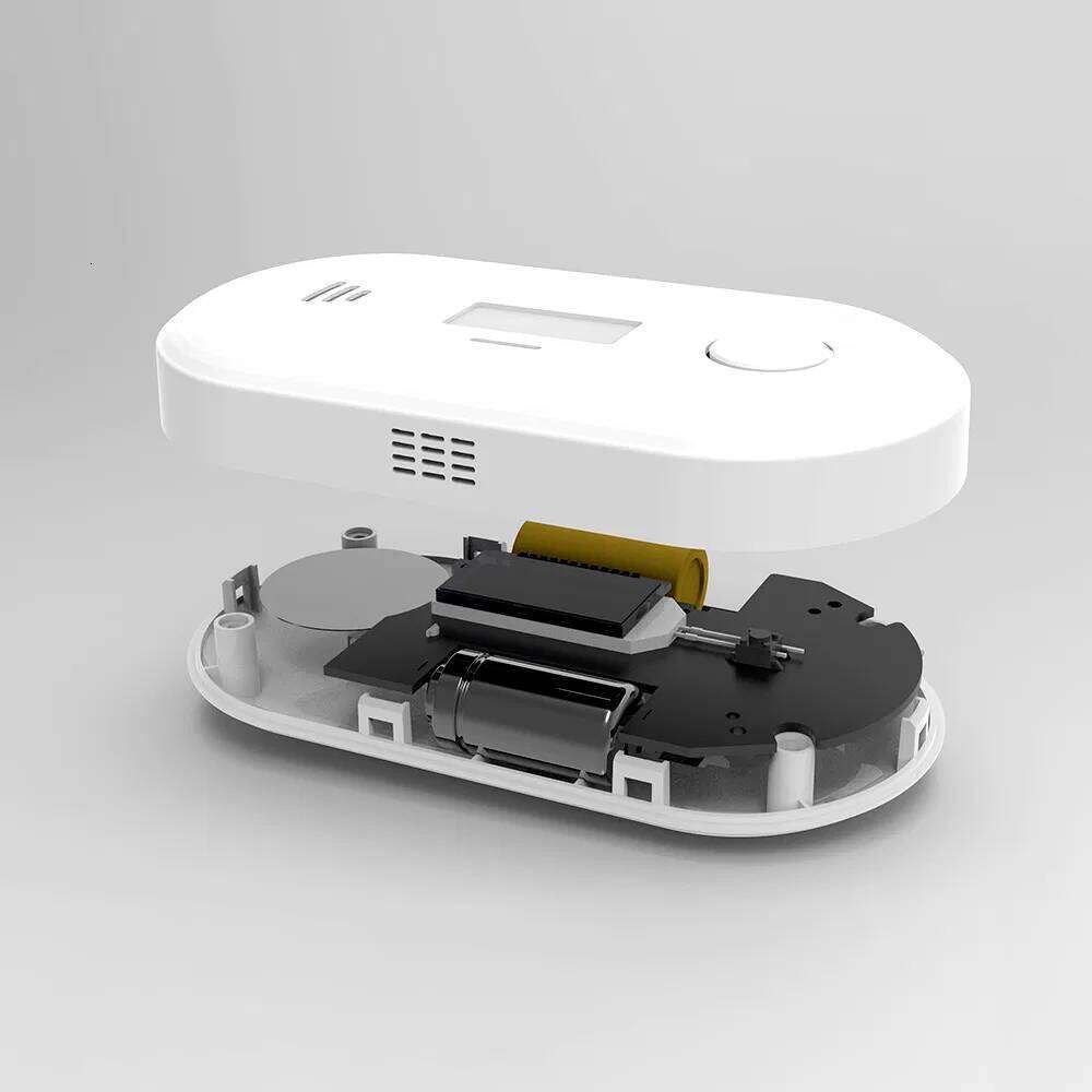 Wi-Fi Carbon Monoxide Alarm Digital LCD Display and Test Button, Co Gas Detector with 10-Year Life Battery, En 50291 VC21W