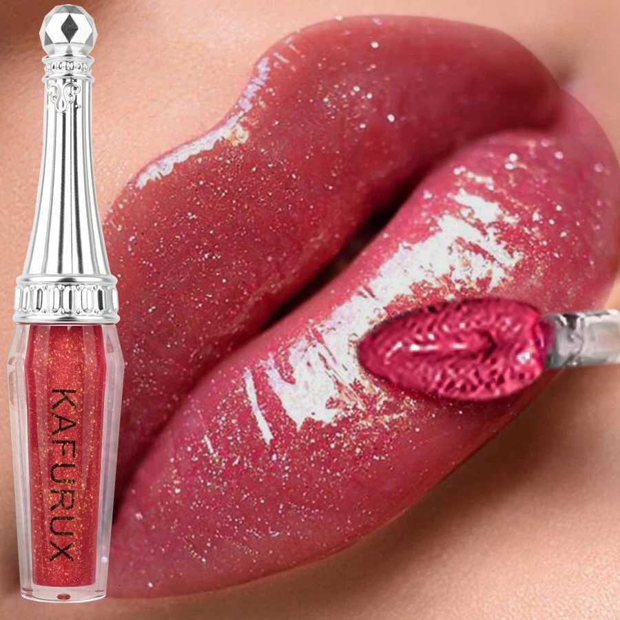 6 Colors Glitter 1pc Lip Glaze Long Lasting Lip Gloss Waterproof Liquid Lipstick Makeup Lip Oil Lip Tint Moisturizing Lip Balm G250728