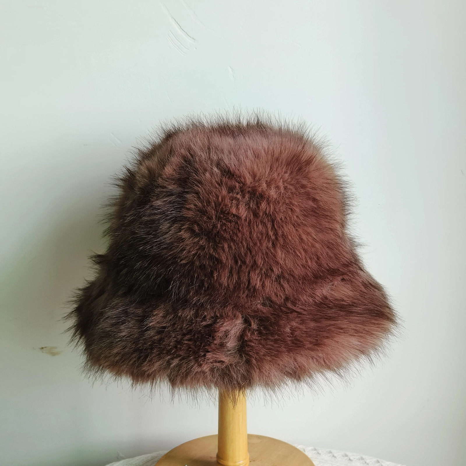 Hat Women Winter Plush Thickened Cold-proof Fisherman Hats Girls Ear Protection Fluffy Faux Fur Warm Fur Bucket Hats Panama Hat 250724