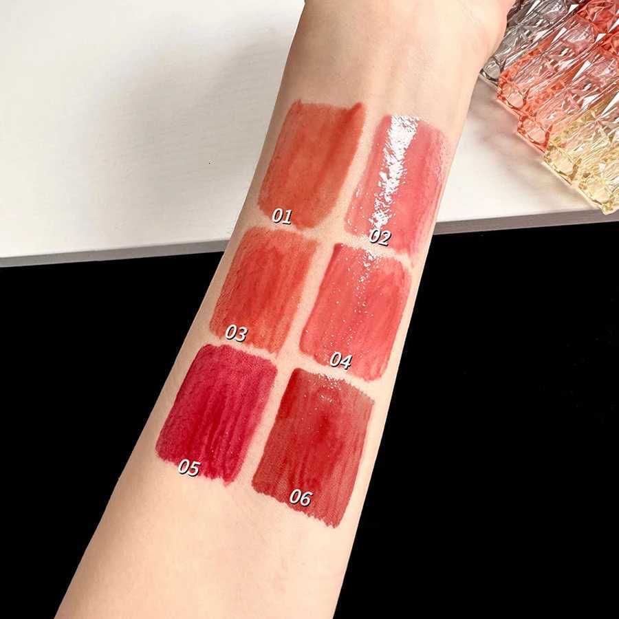6 Color Water Lip Glaze Mirror Gloss Natural Lasting Hydrating Moisture Long-lasting Makeup Liquid Lipstick G250728