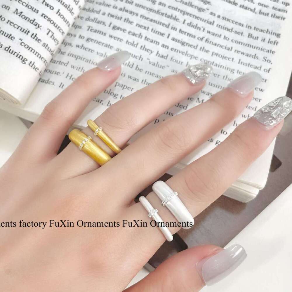 INS Minimalist Brushed Ring for Women, Unique Design, High-end Feel, Adjustable Open Ring, Trendy Personality e57