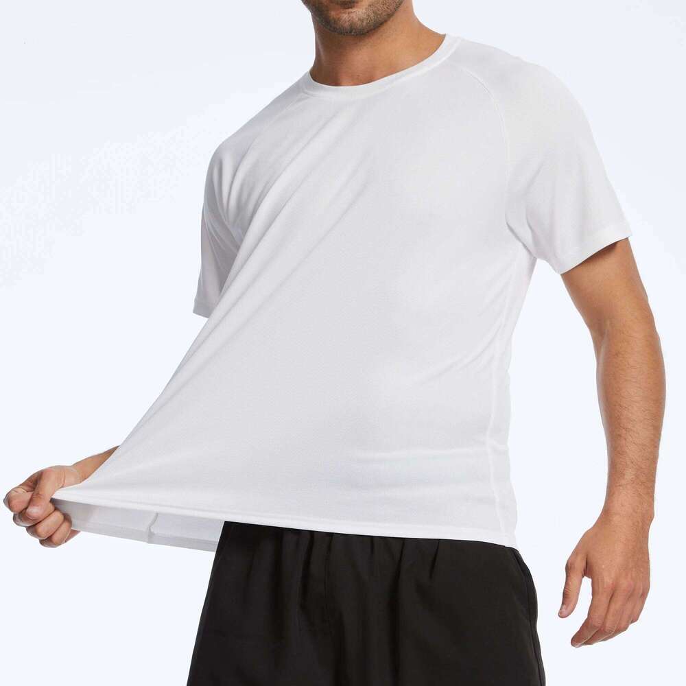 3Pcs Solid Color T-Shirts Set, Basic Style Breathable Sport Tops for Running Jogging Outdoor