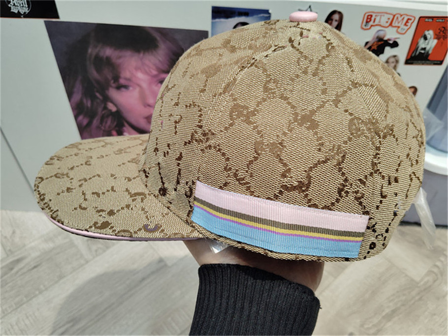 Summer Sun Hats Letter Baseball Cap sunshade caps for men woman hat gold thread embroidery style Casquette Beanie Bonnet