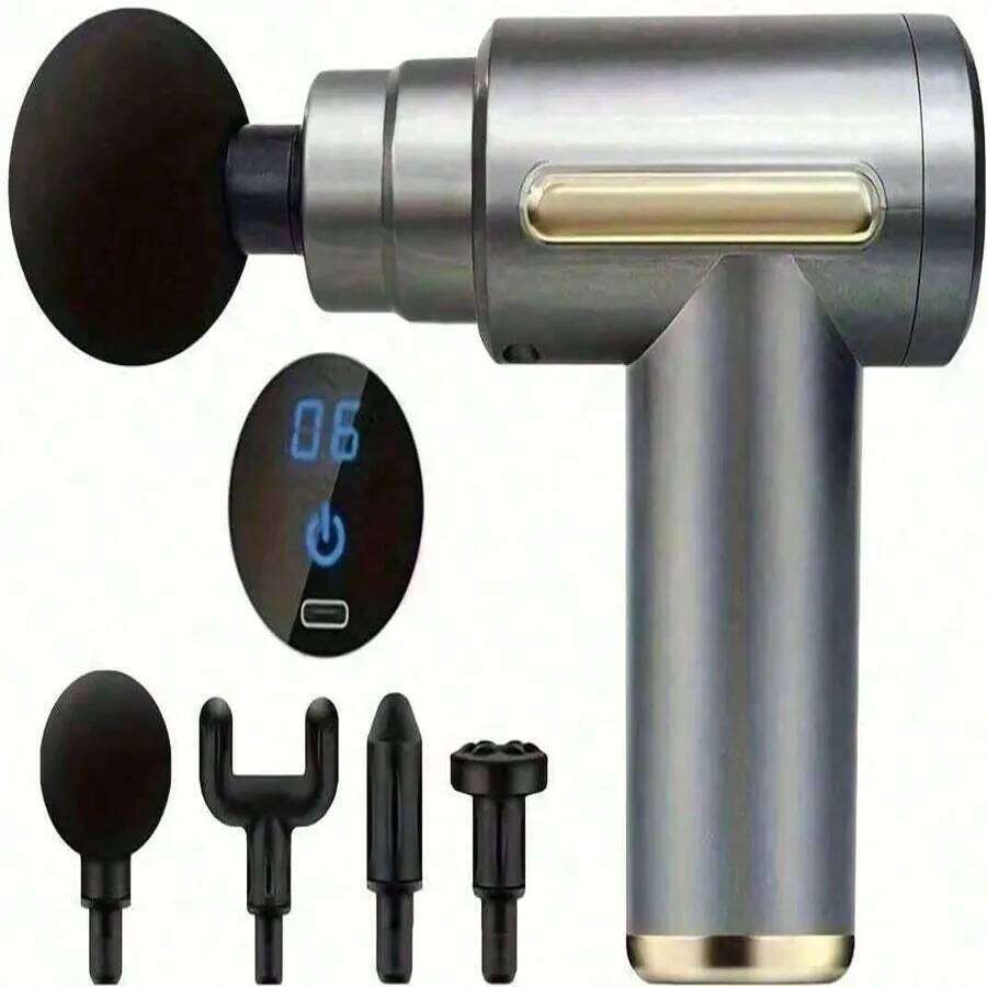 Mini Muscle Massage Gun Protable Deep Handheld Percussion Massager For Body Back And Neck Leg
