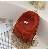 Summer New Women's Corduroy Backpack New Student Campus Backpack High School Student Class Bag Designer Bag Women's Backpack Women's Ba