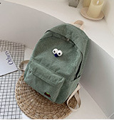 Summer New Women's Corduroy Backpack New Student Campus Backpack High School Student Class Bag Designer Bag Women's Backpack Women's Ba