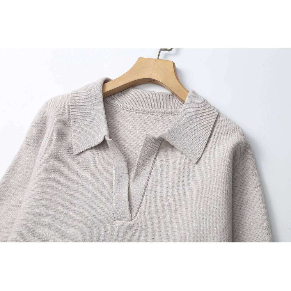 Ethereal MD 2025 Cos Spring New Style Of Women's Standard Batsleeve POLO Shirt Casual Sweater 250728