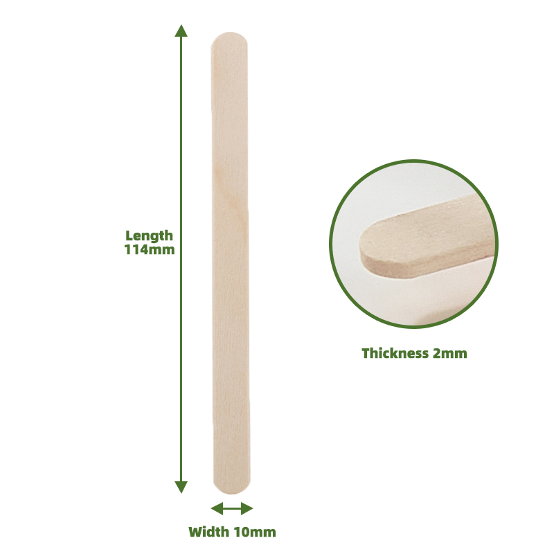 Ice cream sticks Durable Wood Popsicle Sticks: Perfect Toolset for Kids' Activities natural wood-Multiple specifications to choose from