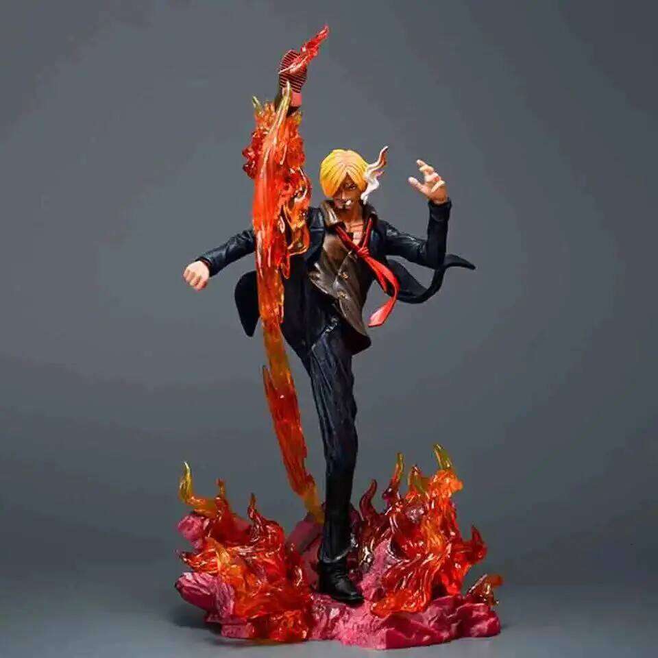 30CM One Piece Anime Figure Sanji GK Statue Action Figures Collection Model Toys For Children Gifts