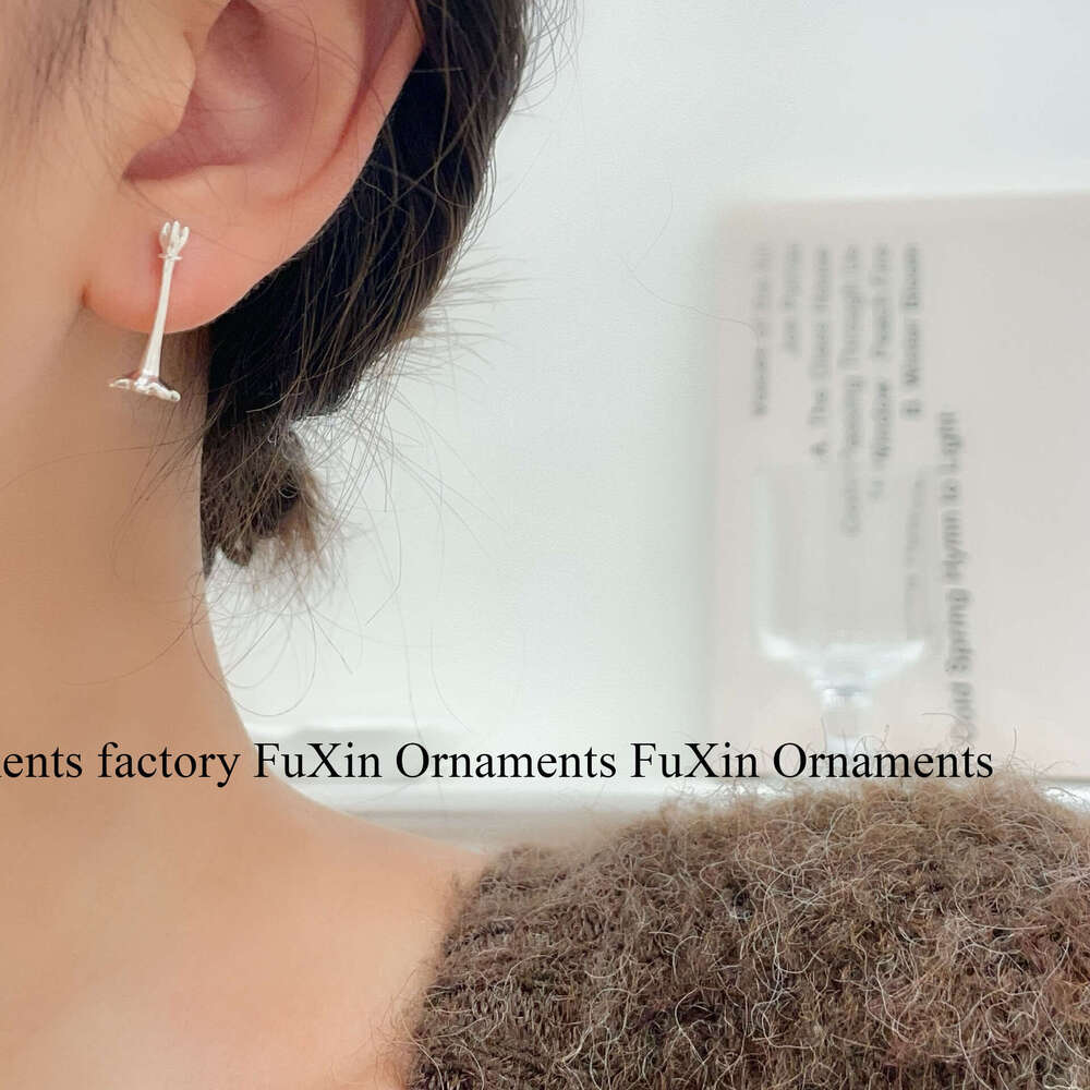 New Niche Design Fresh Flower High-end Simple Versatile Elegant Lively Romantic Long Earrings ac5