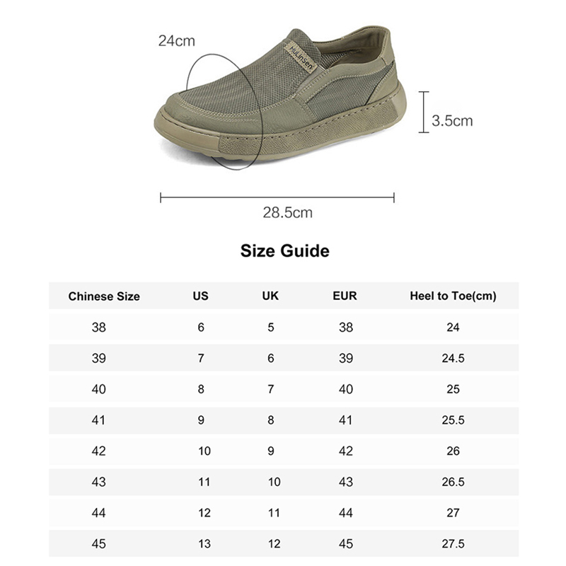 Mulinsen men's cloth shoes spring and summer breathable thin old Beijing mesh shoes men's casual work one-step driving sneakers