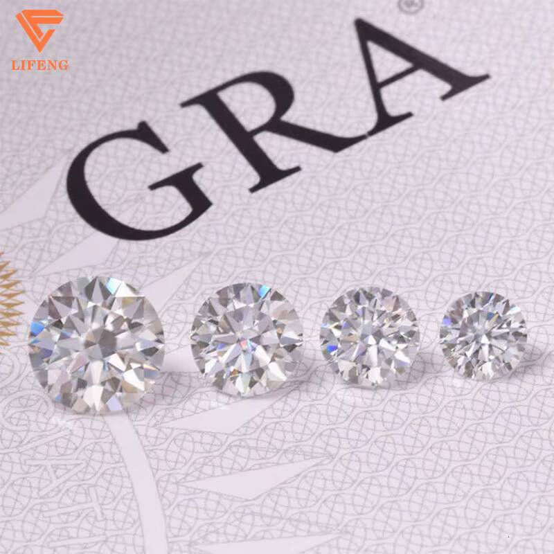 New Arrival Custom Jewelry Moissanite Bright Cut Natural Pink Round Diamond Cut Wholesale Price