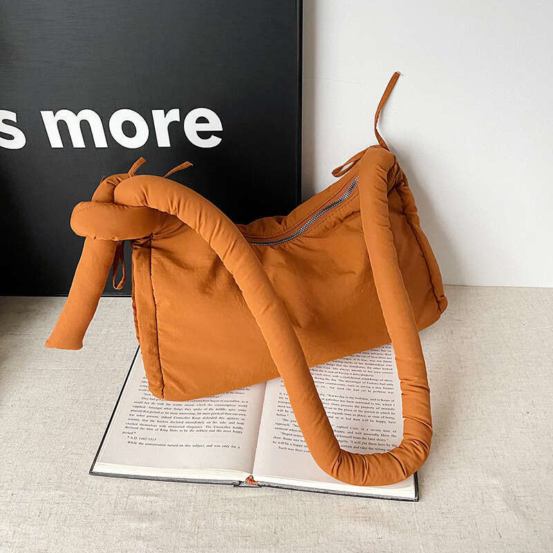 Nylon Fabric Large Capacity for Women New Niche Design Sense Crossbody Cloth Commuting Dumpling Bag