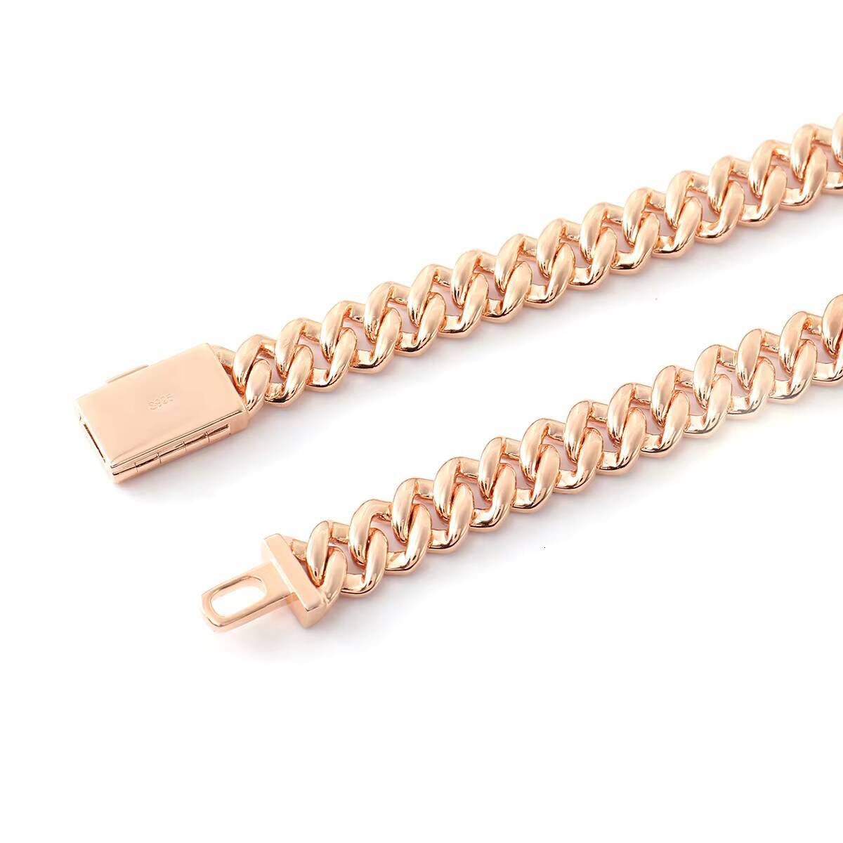 10mm 12mm Real 18k Gold Cuban Chain Link Customized Moissanite Diamond Hip Hop Jewelry Necklace with GRA Certified Bracelet