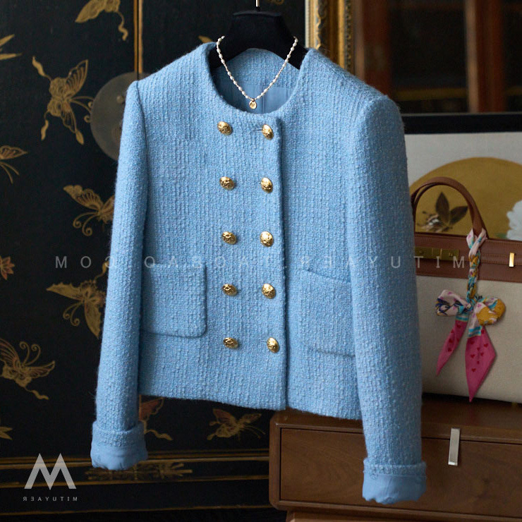 Free shipping designer coat for women Exquisite details on the suit jacket make it slimming for commuting