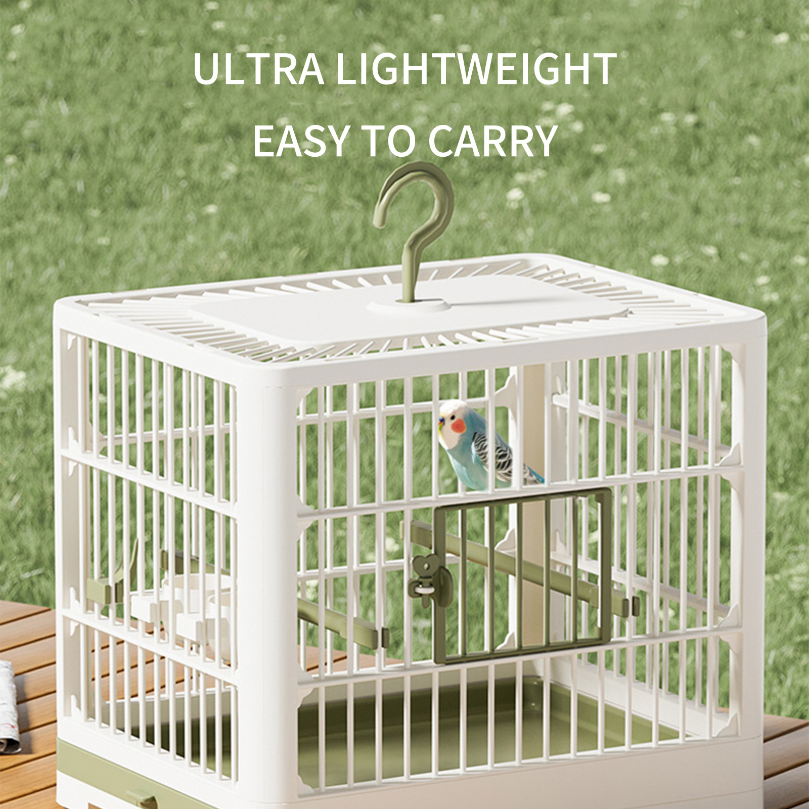 Bird cage parrot supplies large space breathable bird walking tool outdoor portable outdoor viewing cage pet supplies
