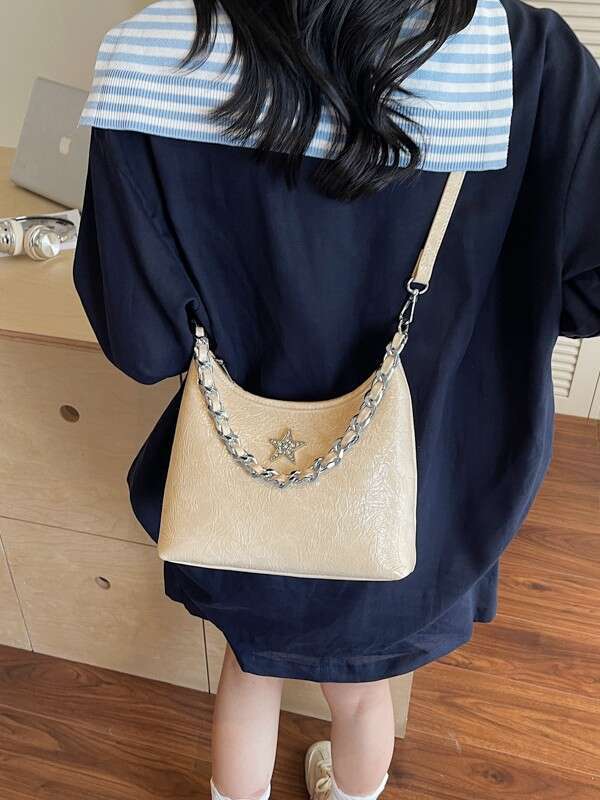 Elegant Bowknot Underarm 2025 New Chain Women's Niche Design Single Shoulder Crossbody Bag