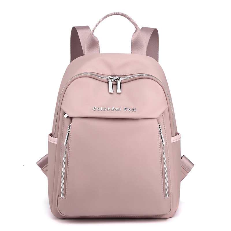 Colorful Fox New Women's Fashion Trend Casual Backpack Multi-layer Portable Bag Water-resistant ddmymoon
