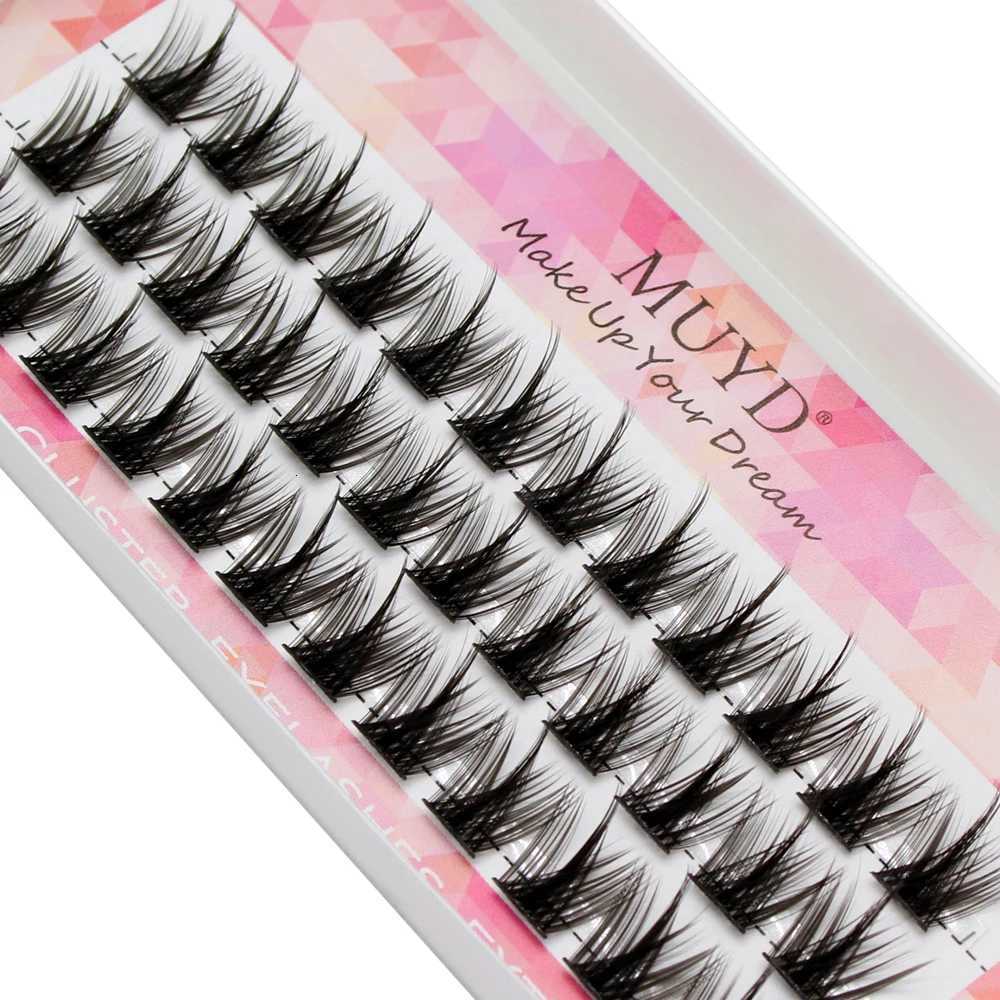 New Style 36pcs DIY Segmented Eyelashes Cluster Extension Natural 3D Volume Fake Mink Silk Individual Lashes Makeup Tools Cilia Z250730