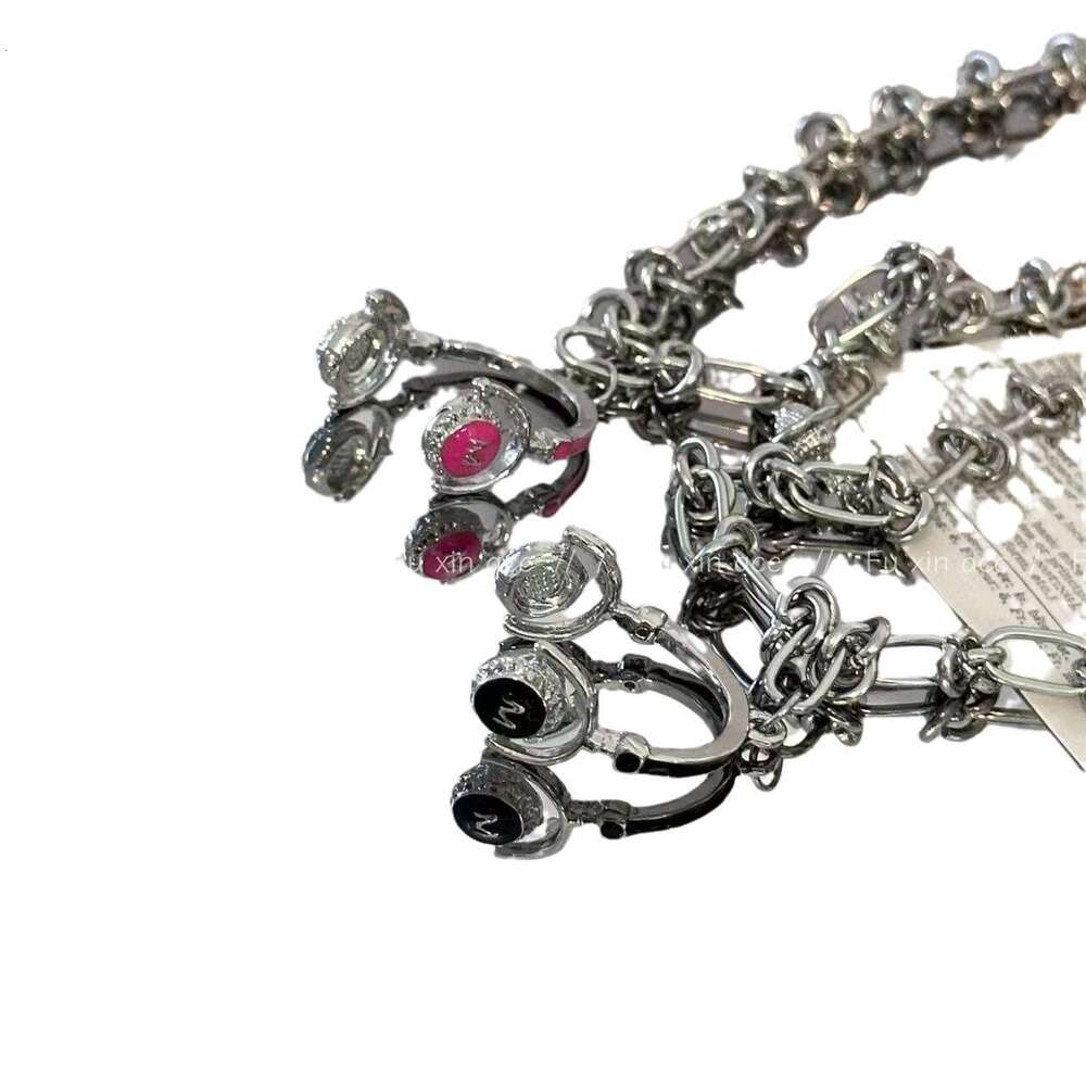 Fashion Knot Thorn Earphone Pendant Necklace Unisex Niche Design Sense Light Collarbone Chain Choker 328