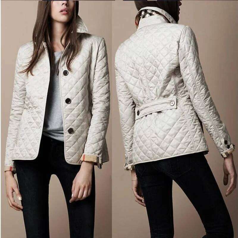 Designer Clothing Quilted Coats For Women, Lightweight, Thick Jacket, Padded Tops, Outdoor Wear, Female Clothes, Winter And Autumn, Size M-6Xl Fashion