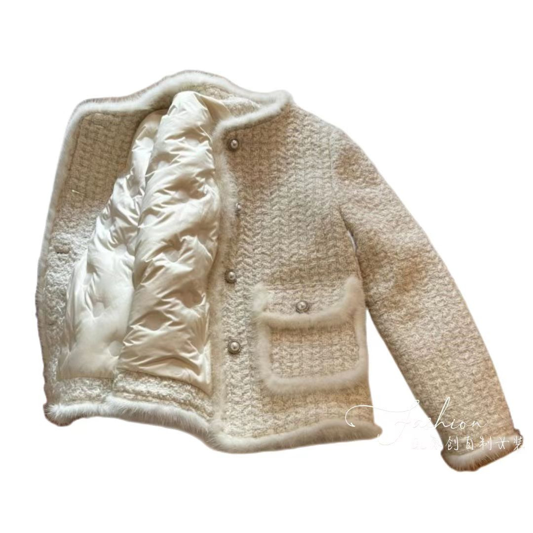 Free shipping designer coat for women Casual minimalist and comfortable jacket with warm fleece cardigan