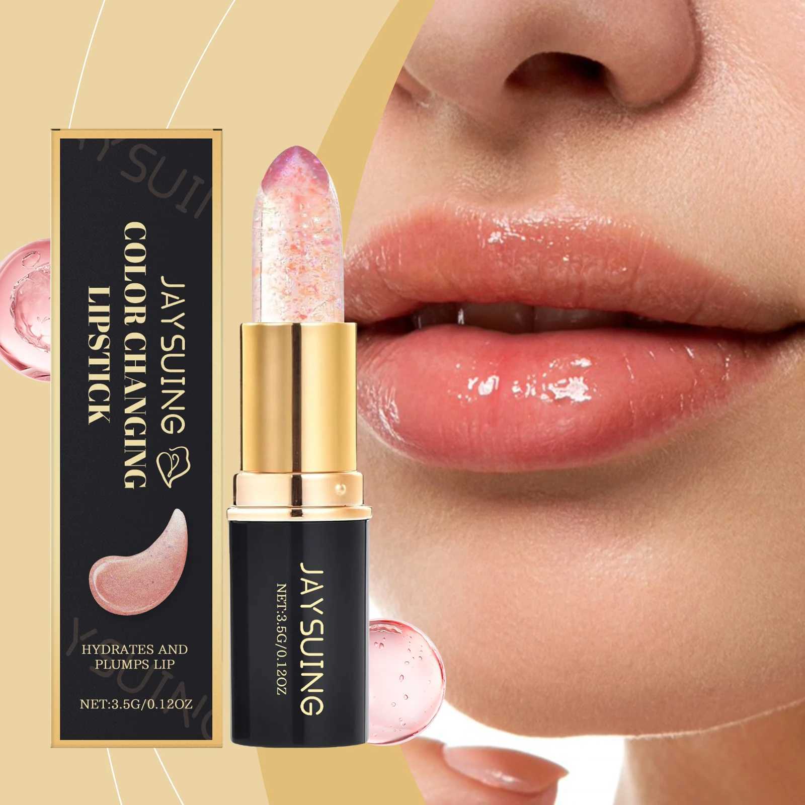 Color Changing Lipstick Anti-Dryness Moisturize Lighten Shining Lip Waterproof Non-Greasy Not Easy to Fade Red Pink Lips Makeup G250729