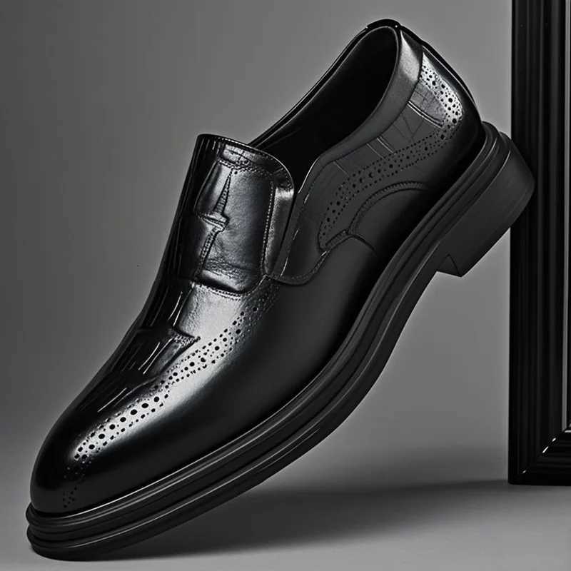 Mens Casual Business Formal Leather Oxfords Shoes M Wedding Party Off Gentleman Shoes Y250731