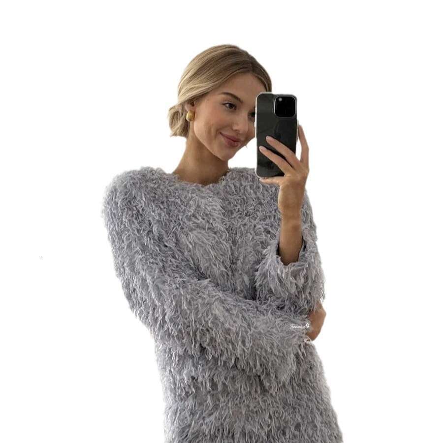 Autumn Winter New Tassel Suit Women's Style Versatile Korean Elegant Coat Top + Skirt B5